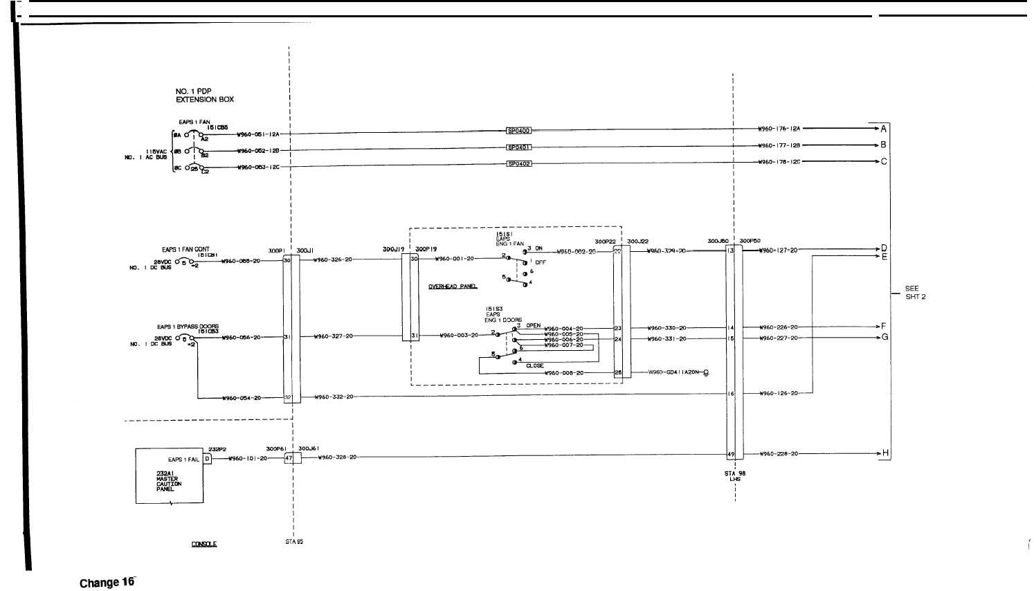 Engine No  1 Air Particle Separator Wiring Diagram