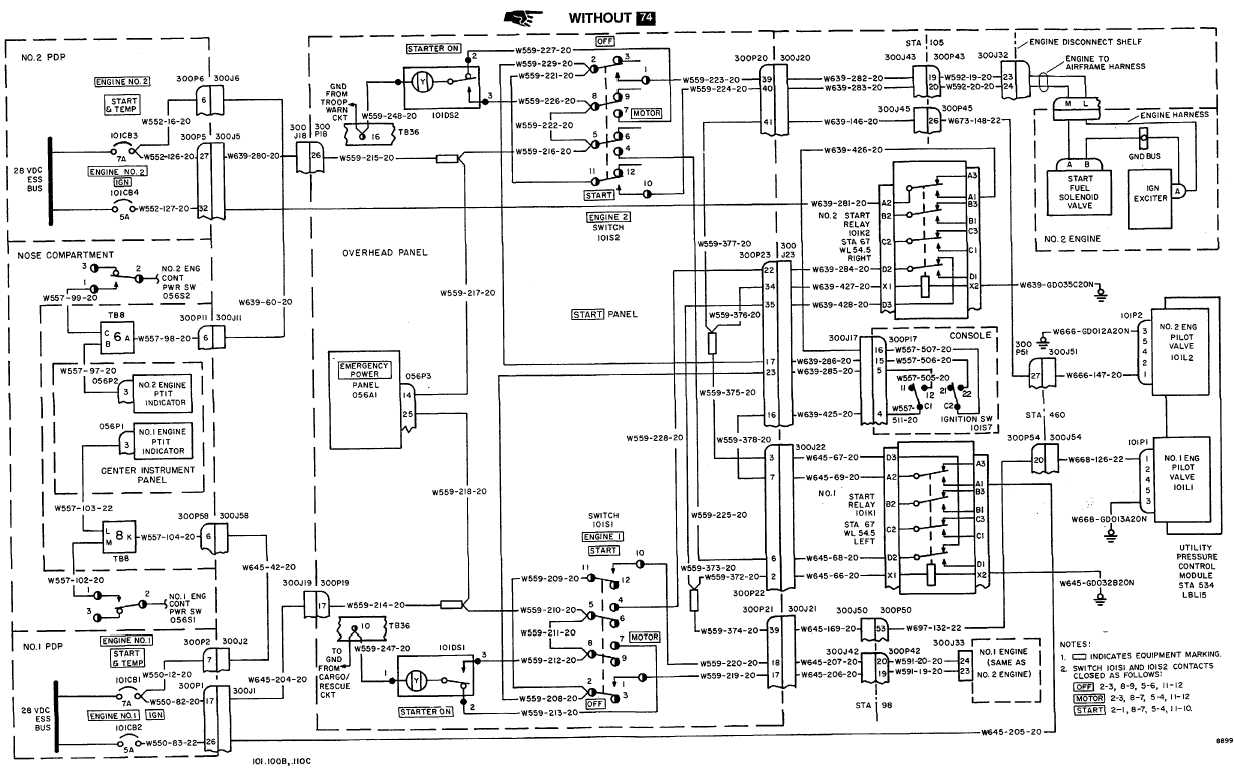 4-4.2 ENGINE START AND IGNITION SYSTEM WIRING DIAGRAM